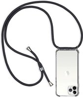 Transparant hoesje met koord - Anti-shock stootrand / Siliconen / Back Cover geschikt voor Apple iPhone 11 Pro Max