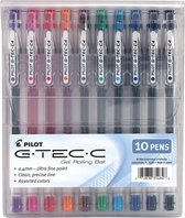 Pilot - G-Tec-C Ultra Fine 0.4mm Gel Pens 10 stuks - GTC35484