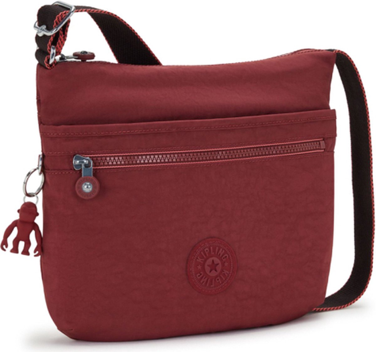 Kipling Medium Crossbodytas / Schoudertas Dames - Polyamide - Arto - Rood