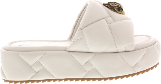 Dames Slippers Kurt Geiger Kurt Geiger Kensington Puff Flatform Bone Off White