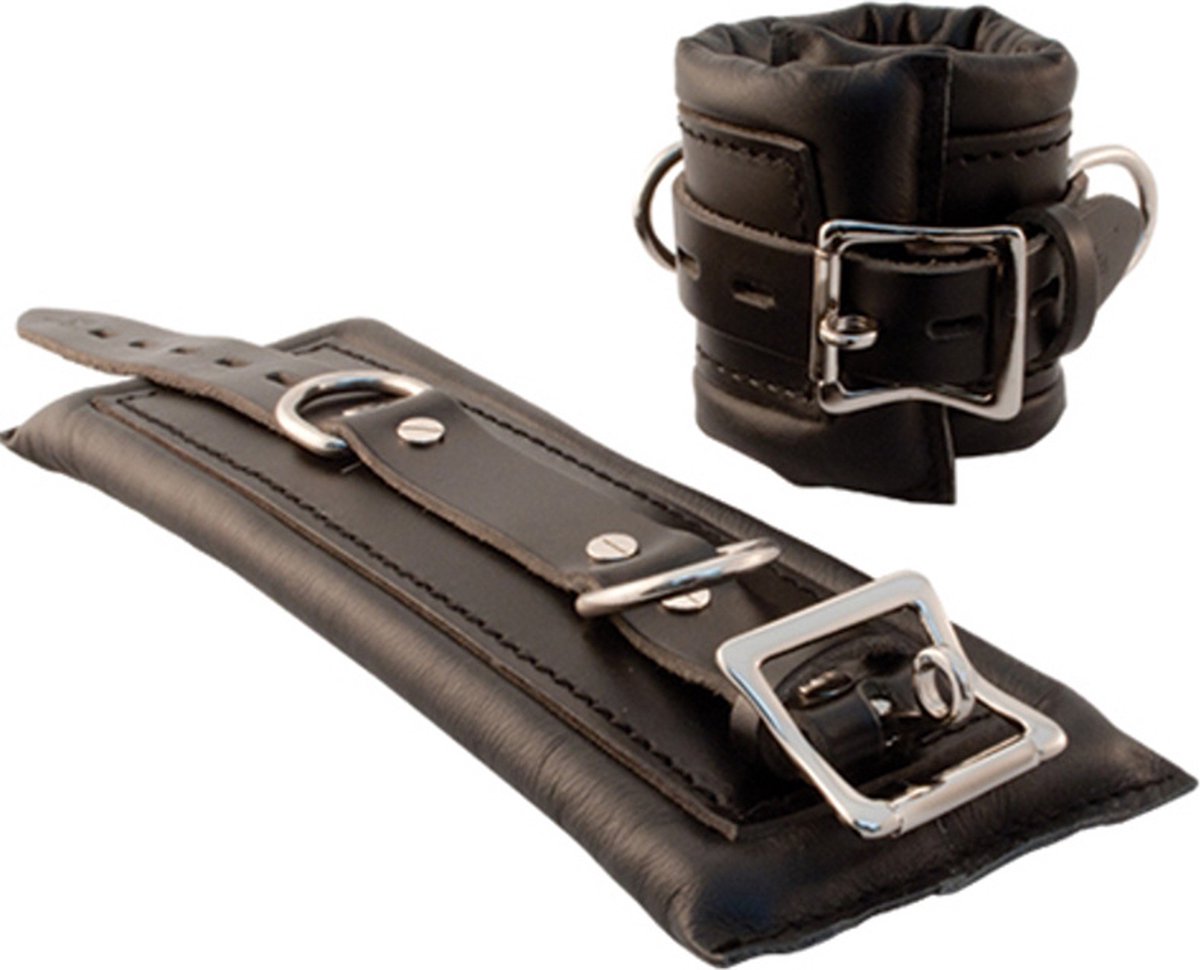 Mister B premium polsboeien zwart