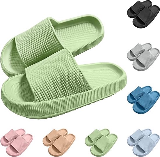 Cloudyzz Badslippers voor dames en heren, slippers, slipvast, comfortabele slippers, zachte pantoffels, douche-wolken, zomerpantoffels