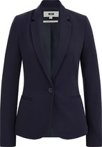 WE Fashion Dames getailleerde jersey stretch blazer