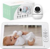B-care Babyfoon Met Camera - 7.0 Inch HD Scherm - Uitbreidbaar Tot 4 Camera's - Zonder Wifi en App - Baby Monitor - Baby Camera