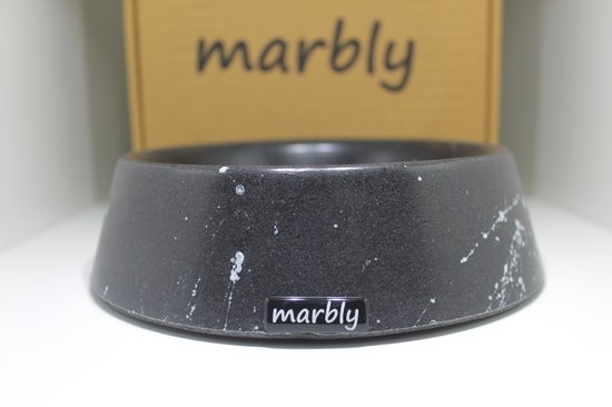Marbly - Black White - 200 ml - MARMER - voerbakken en drinkbakken