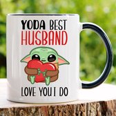 Yoda Best Husband mok - Valentijn cadeautje voor hem - Valentijn cadeautje voor haar - Valentijnsdag - Verjaardag cadeau - Cadeau voor man - Cadeau voor vrouw - Grappige cadeaus - Mokken - Theeglazen - - Vaderdag cadeautje - Moederdag cadeautje
