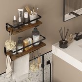 Etagère de douche - Etagère de salle de bain pour le mur, - Etagère murale de cuisine - Etagère murale / Superbe décoration 2 Pieces
