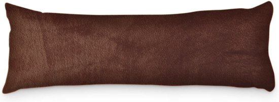 Beau Maison Velvet Body Pillow Kussensloop Coffee Brown 45 x 145 cm