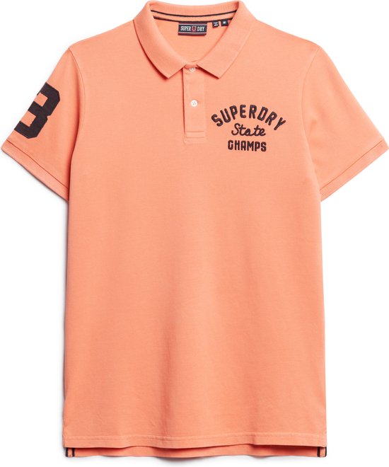 Superdry APPLIQUE CLASSIC FIT POLO Heren - Maat 3XL
