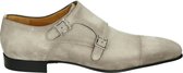 Magnanni 16016 - Chaussures à boucleChaussure à lacets pour hommeChaussures habillées pour hommes - Couleur: Grijs - Taille: 45