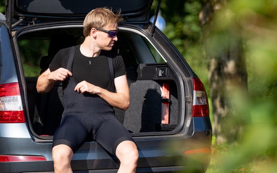 BBB Cycling Fietsbroek Heren met Zeem - Originals Padding - Wielrenbroek Heren met Bretels - Ademend Mesh - PowerFit 2.0 BibShorts - Zwart - Maat M - BBW-428 van BBB Cycling — afbeelding 5