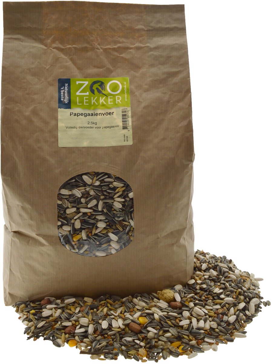 Zoolekker Papegaaienvoer 2,5KG