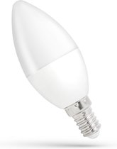 Spectrum - LED lamp E14 - C38 - 8W vervangt 80W - 6000K daglicht wit