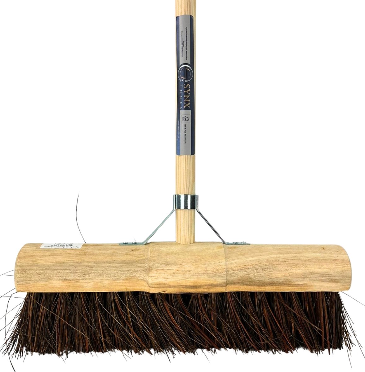Goedkoopste Synx Tools Gemeente bezem 45 cm - Korte Steel 130 cm - Buitenbezem - Straatbezem - Stadsbezem - Gemeentebezem - Harde natuurvezels - Bezems - Veger met Steel 130 cm