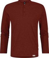 DASSY® Serengeti Henley - maat XL - BAKSTEENROOD