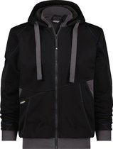 Dassy Profesional Workwear Sweatshirt Veste - Noir Pulse / Gris anthracite - Mt L