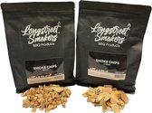 Longstreet Smokers | Rookhout | Rookhout Snippers | Combi Beuken en Kersen | 2x500gr |