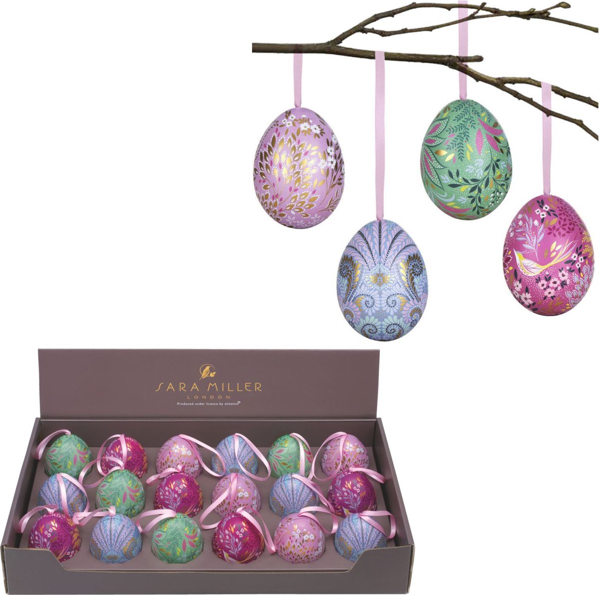 Sara Miller Decoratie paashanger ei - Feestdecoratievoorwerp - - -