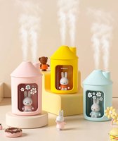Miffy - Baby Humidifier - Nijntje - BE MIST - Luchtbevochtiger - Kinderkamer - Babykamer - 450 ML - Nachtlampje - Spray - Mist - ROZE
