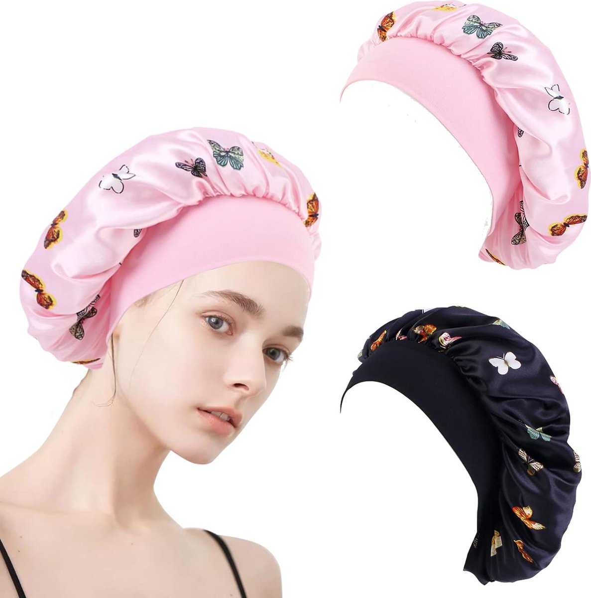 Goedkoopste Bonnet - slaapmuts - satijn