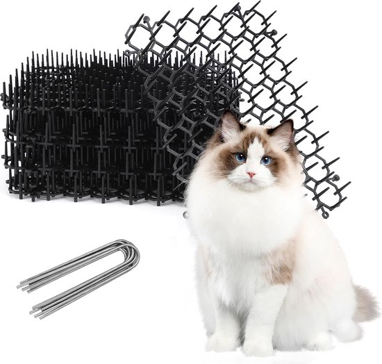 Kattenafweermat - Kattenmatten met spikes - Afschrikmat - 12 stuks