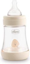 Chicco Anti-koliek flessen met zuignap van siliconen, beige, 150 ml, 0+m 0+ maanden