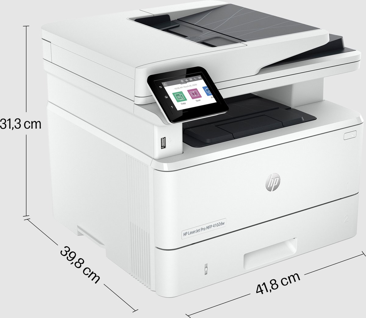 HP LaserJet Pro 4102dw: compact all-in-one voor kleine teams thumbnail 6