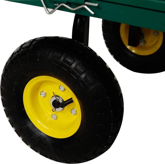 Bolderkar - Tuinwagen - Tuinkar - Bolderkar opvouwbaar - 550kg belastbaar van CE-KAR. — afbeelding 5