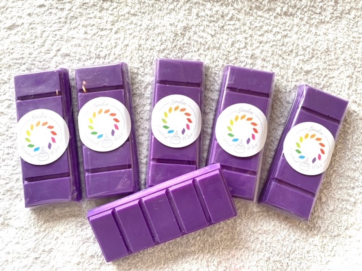 Linden - Snapbar wax melts waxmelt geur FLUFFY TOWELS - handgemaakt - 100% sojawax - aromatic - voor geurbrander - huisparfum -