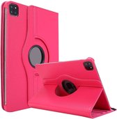 Phreeze Draaibare Tablethoes - Geschikt voor iPad 11.0 Pro Hoes (2020) - Draaibaar - 3-punt Standaard - Verstelbaar - Roze