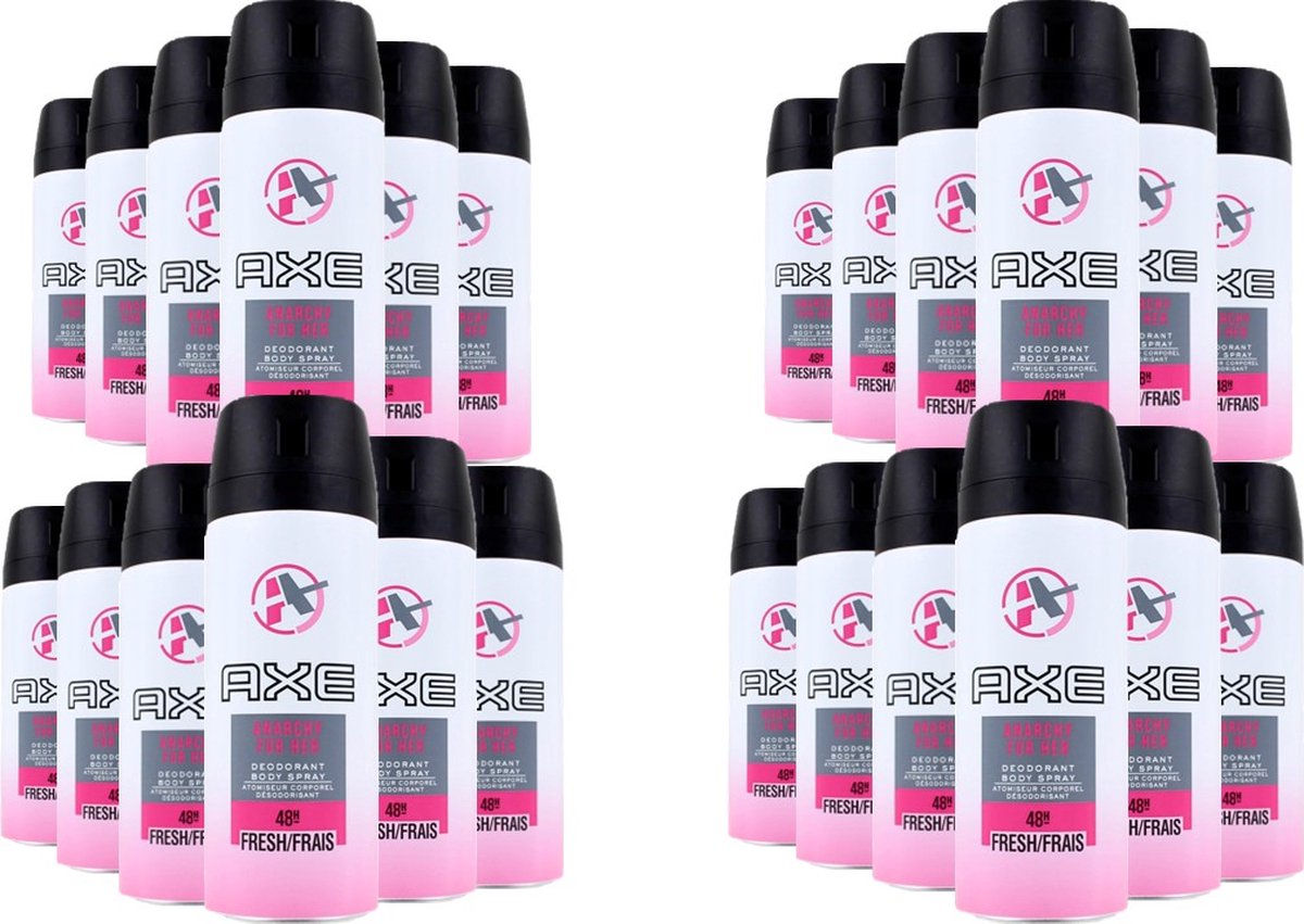 Goedkoopste Axe Deo Spray - Anarchy For Her - Voordeelverpakking 24 x 150 ml