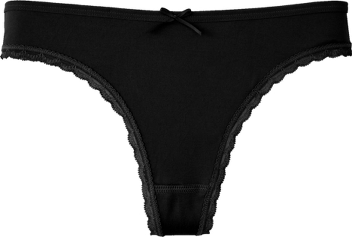 Culottes String Femme PLUS PO - Motif Léopard, Dentelle, Multipack Taille L