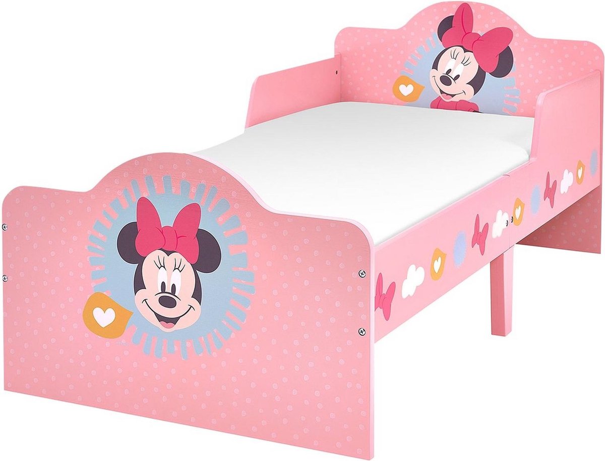 Disney Kinderbed Minnie Mouse Roos Peuter en kleuterbed roze