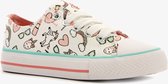 Canvas kinder sneakers met unicorn print - Wit - Maat 27