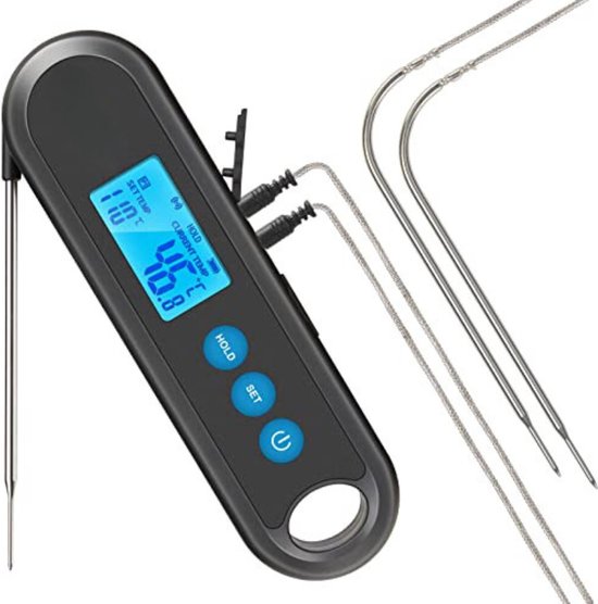 Thermomètre à viande sans fil, Bluetooth BBQ, thermomètre de four numérique, avec fonction