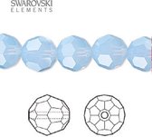 Swarovski Elements, 12 stuks Swarovski ronde kralen, 10mm, air blue opal, (5000)