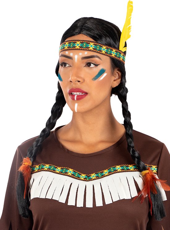 Costume Anni 70 Flower Power Costume Donna Hippie Anni 60-70 Flower Power - Stile Boho, Carnevale, Festa In Maschera - Taglia Adulto, In Poliestere SUN 68 Abbigliamento Donna - Foto 7