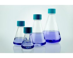 NEST® - Erlenmeyer fles - PETG - 500ml - Steriel - Food grade - 2 stuks / Maatbeker, maatcilinder, reageerbuis, maatkolf, opslag, opbergen, voorraad pot, voorraad fles