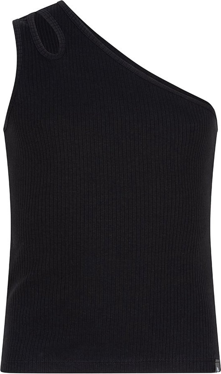 Meisjes top off shoulder - Zwart