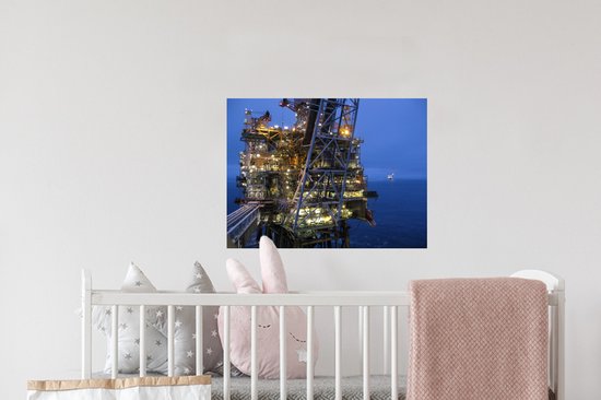 Stickers muraux - Film autocollant - Mer du Nord - Siècle des Lumières - Bateau - 40x30 cm - Film adhésif - Stickers muraux Chambre d'enfant - Papier peint autocollant