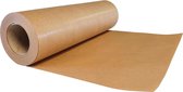 30 cm - 50 m bruin kraftpapier, cadeaupapier, levensmiddelpapier, rol kraftpapier, ideaal voor kunsthandwerk, geschenkverpakking, verpakking, pakpapier (bruin, 50)