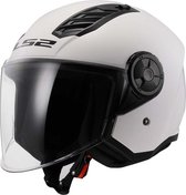 LS2 OF616 AIRFLOW II SOLID GLOSS WHITE-06 XL - Maat XL - Helm