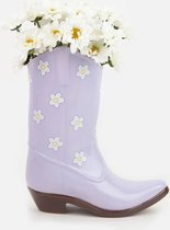 DOIY - Vase Rodeo Cowboy Boot - lilas - céramique