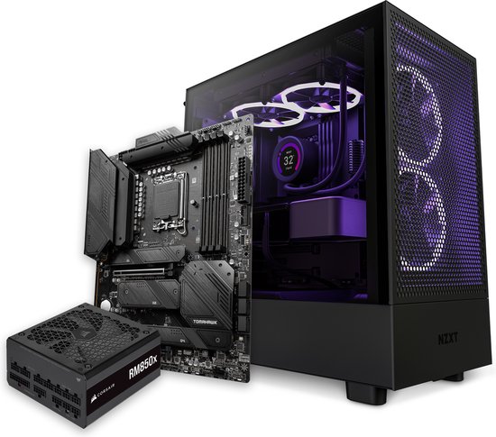 Bundel: NZXT H5 FLOW Black + MSI MAG Z790 TOMAHAWK WIFI + Corsair RM850x (2021)