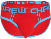 Andrew Christian TROPHY BOY® For Hung Guys Brief Red - MAAT XS - Heren Ondergoed - Slip voor Man - Mannen Slip