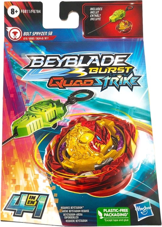 Foto: Hasbro f6811 beyblade burst quad strike bolt spryzen s8