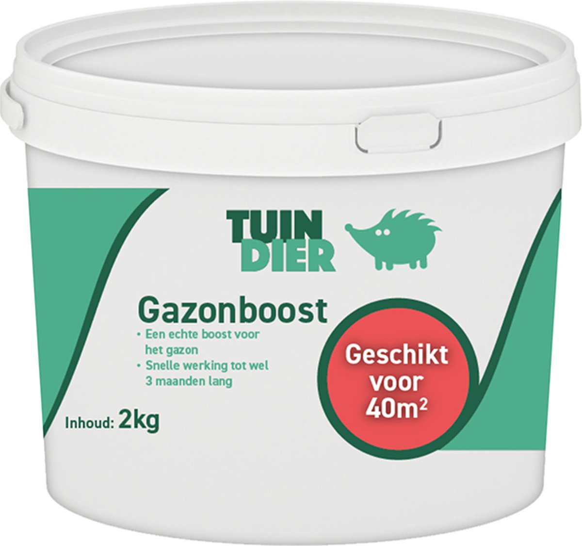 Gazonboost | Tuin-Dier | Gazonbooster met snelle werking | Werkt tot 3 maanden | In handige bewaaremmer | 2.000 gram | 2 kilogram