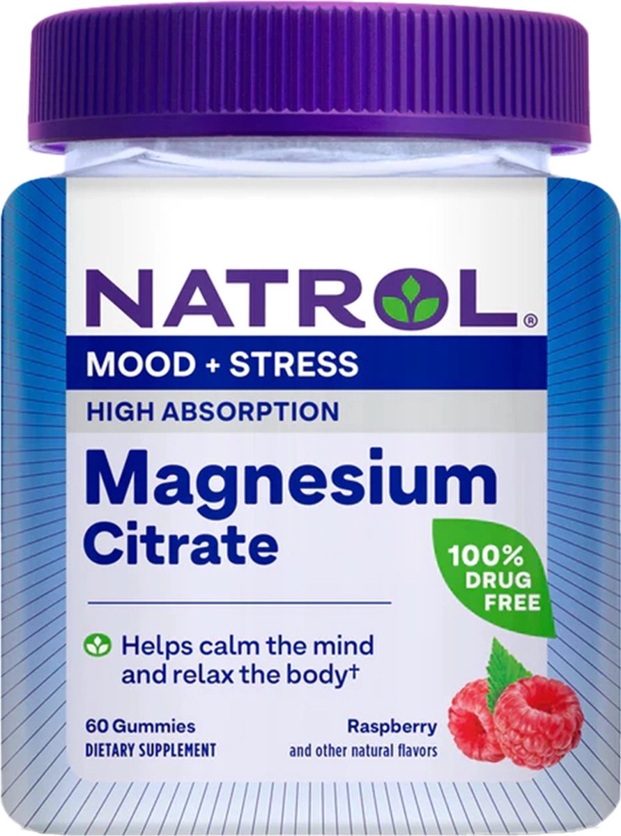 Magnesium Citrate Mood + Stress (60 gummies)