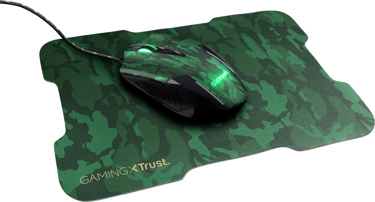 GXT781 Rixa - Gaming Bundel - Muis & Muismat - Camouflage