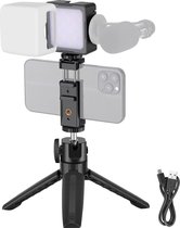 Neewer®  - Vlogging Kit voor Telefoon Video Opname - Smartphone Camera Video Microfoon Kit Inclusief 2800~8500K LED Light/CM14 - Microfoon/Telefoon Houder/Mini Statief voor Vlogger - YouTube - Foto Video Opname